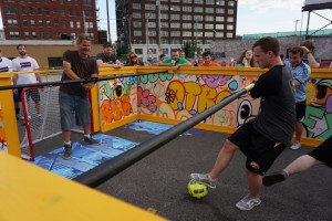 Goose Island Human Foosball at Up-Down