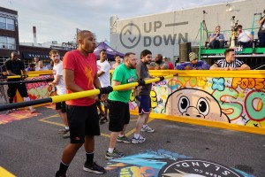 Goose Island Human Foosball at Up-Down