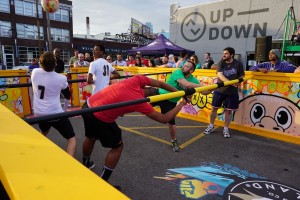 Goose Island Human Foosball at Up-Down