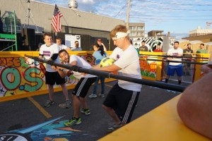 Goose Island Human Foosball at Up-Down