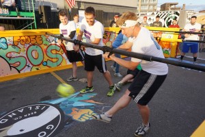 Goose Island Human Foosball at Up-Down