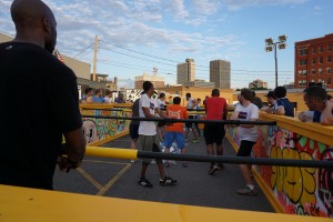 Goose Island Human Foosball at Up-Down