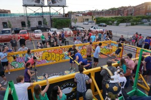 Goose Island Human Foosball at Up-Down